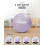 KAYMAN 65cm Exercise Ball Lavender Mist Anti-Burst System 2