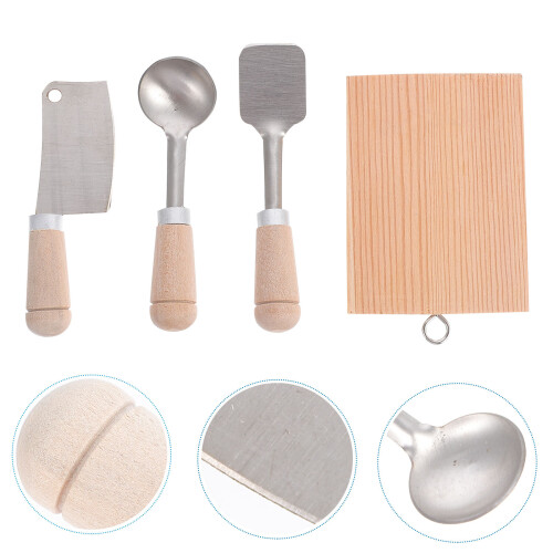Conjunto De De Cozinha Com , Colher E Tábua Brinquedo 1