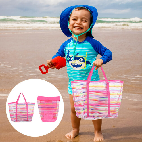 2 Unidades De Sacos Coloridos Para De Praia E 2