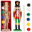 9 Sets Kerst Nutcracker Marionet Soldaat Gepainte Decoratie 1