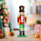 9 Sets Kerst Nutcracker Marionet Soldaat Gepainte Decoratie 10