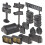 2 Sets Miniatuur Militaire Apparatuur Modellen Voor Kinderen 10