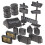 2 Sets Miniatuur Militaire Apparatuur Modellen Voor Kinderen 7