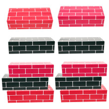 10Stück Pappbausteine Jumbo Für Mauer Und Burg Bau Kleinkinder