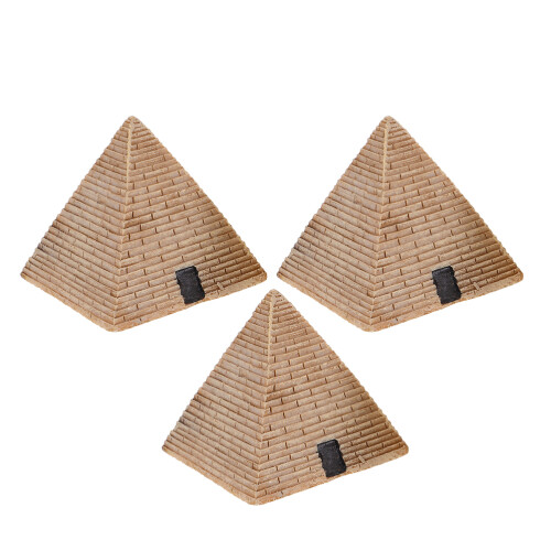 3 Stuks Hars Decoratie Mini Egyptisch Speelgoed Figurines