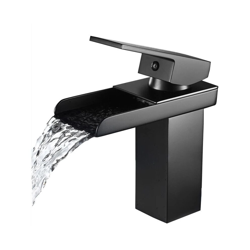 Innovative Bathroom Solution, Led Innovation Faucet With Eco-Friendly Matte Black Finish, Noise Reduction For Peaceful Single Hole Installation 9060116565368