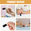 18 Unidades Pinceles Espuma Mango Madera Para Diy 6