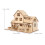 De De Casa De Madera En 3D 2