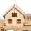 De De Casa De Madera En 3D 8