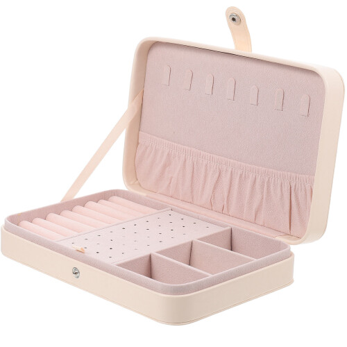 Weiße PU- Schmuckbox Mit Für Und