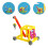 1 Set Stem Science Lernkit Kran Baubausatz Für Kinder 3