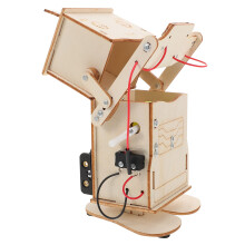 4Stk Wissenschaftlicher Roboterspielbank DIY Holz Roboter Lernset