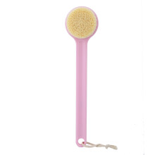 Spazzola per il corpo in silicone con manico lungo, design ergonomico, setole morbide in silicone per un'esfoliazione delicata durante la doccia e il
