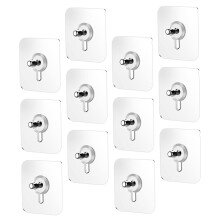 Adhesive Hanging Nails 20Pcs Traceless Screw Sticker For Picture Hanging NoDrill Hooks Removable Adhesive Wall Hooks