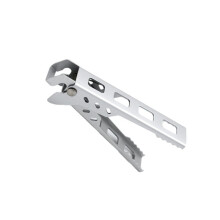 Ventilated Non Slip Grip Camping Aluminum Cookware Clip With Teeth Silver Gripper
