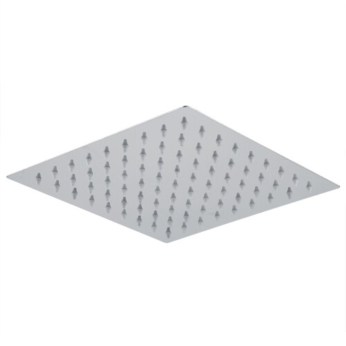 Chuveiro de aço inoxidável com acabamento resistente à corrosão, chuveiro quadrado de alta pressão de 8 polegadas com tecnologia Air Energy,