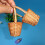 4 Unidades Cesta De Mini Bolsa Decorativa 4