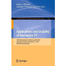 Applications and Usability of Interactive TV Paperback Book