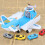 Conjunto De De Avião De Transporte E Carro Para Crianças 6