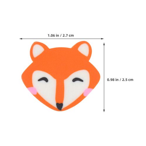 1 Set Fuchs Und Radiergummis Für Kinder 2