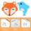 1 Set Fuchs Und Radiergummis Für Kinder 8