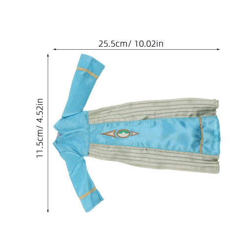 4Pcs Conjunto De Túnica Para Muçulmana 11 Polegadas 2