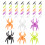 120 Stuks Kinderen Spider Ringen Feestartikelen 1