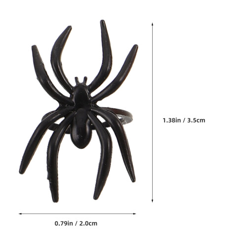120 Stuks Kinderen Spider Ringen Feestartikelen 1