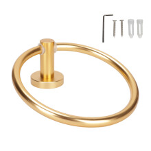 Space Aluminum Towel Ring, Easy Installation Instructions Limited Lifetime Quality Assurance Matte Finish Holder, Concealed Screw Mounting Widely Appl