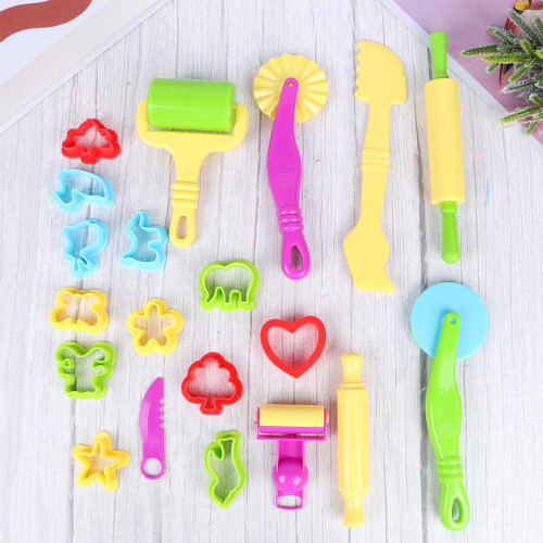conjunto de de animais plasticina com acessórios para crianças 2