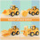 4Pcs De Caminhão Veículo Construção Com Recuo 10