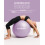 KAYMAN 85cm Exercise Ball Lavender Mist Anti-Burst System 5