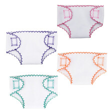 4Stk Baby Puppenwindeln Für 18 Zoll – Wiederverwendbar Und Waschbar