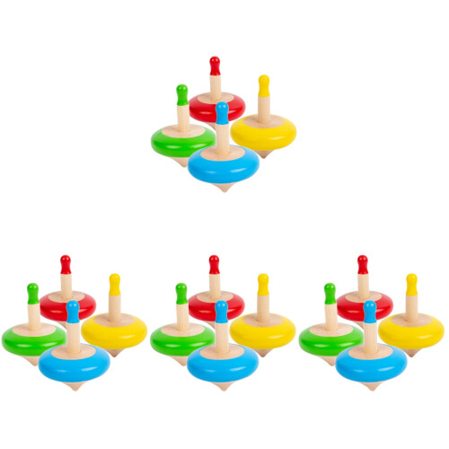 16 Holz Spielzeug Tischkreisel 1