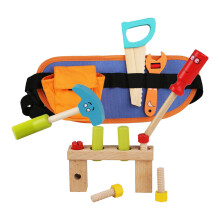 2 Sets Kinder Reparatur Werkzeug Mit Holz Spielzeug Und Fanny Pack