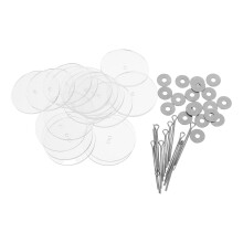 30 Sets Flexible Acryl Gelenke Für DIY Stofftiere Kunststoffteile