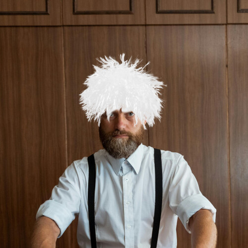 Peruca De Professor Para Cosplay, Acessório Para 2