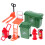 3Sets Kinderspeelgoed Brandblusser Set ABS Material Rollenspel Kit 3