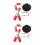 2 Sets Sneeuwman Verkleedattributen Kerst Diy Decoratie 6