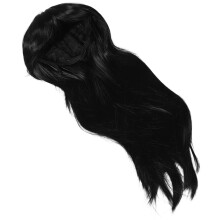 Black Pruik Met : Lange Rechte Cosplay Pruik Van Synthetisch Haar
