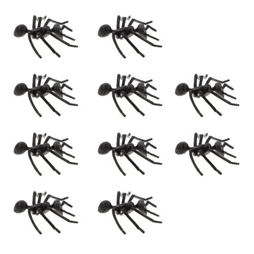 20 Echte Schwarze Ameisen Für Halloween Deko