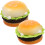 2 Stuks Hamburgermodellen, Valse Decoratie, Bakaccessoires 1