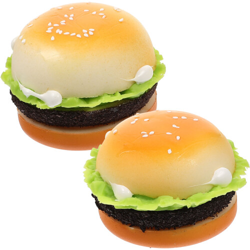 2 Stuks Hamburgermodellen, Valse Decoratie, Bakaccessoires