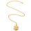 Necklace Watch Vintage Gouden Schildpad 1