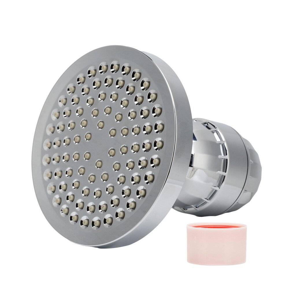 Adjustable Replacement Shower Head For Bathroom, High Pressure Rainfall With Self Cleaning Tpe Pinhole Nozzles, Universal Round Showerhead Easy Instal 9060116775712