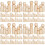 200 Stuks Onafgewerkte Schilderij Decoratie Set 5