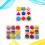 3Pcs Pranchas Educativas Encaixe Blocos 6