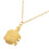 Necklace Watch Vintage Gouden Schildpad 10