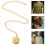 Necklace Watch Vintage Gouden Schildpad 5