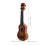 Black Double Arc Gesimuleerde Ukulele Gitaar Voor Kinderen 11